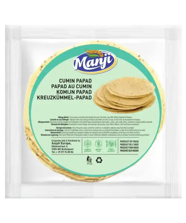 Manji Cumin Papad – Papadum – Appalam