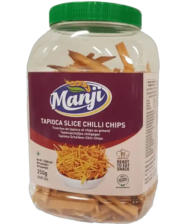 Manji - Tapioca Slice Chilli Chips 150g