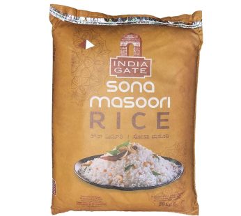 India Gate Sonamasoori Rice 20kg