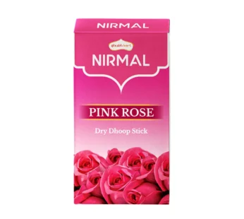 Nirmal – Pink Rose  Dry cone Dhoop (10 stuk)