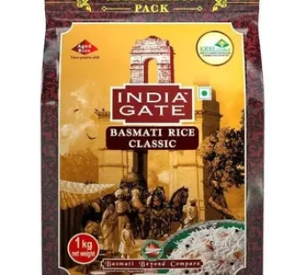 India Gate Classic Basmati  Rice 1kg &  2kg