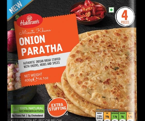 Onion Paratha  4Pcs