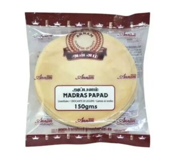 Annam Plain Madras Pappadums 200g