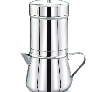 Stainless South Indian Filter Coffee Maker, Makes 200ml