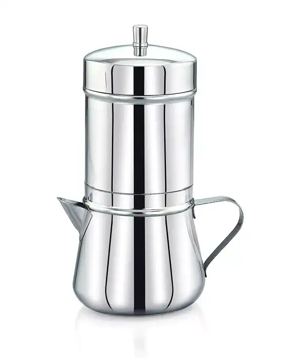 Stainless South Indian Filter Coffee Maker, Makes 200ml