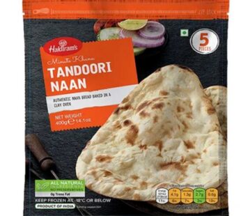 Haldiram-Tandoori Naan 400g 5 Pcs