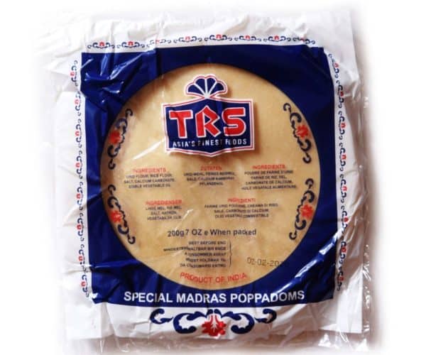 Trs Madras Papad Plain  200g
