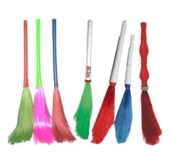 PVC Plastic Jhadu Indian Traditional House Cleaning Broom