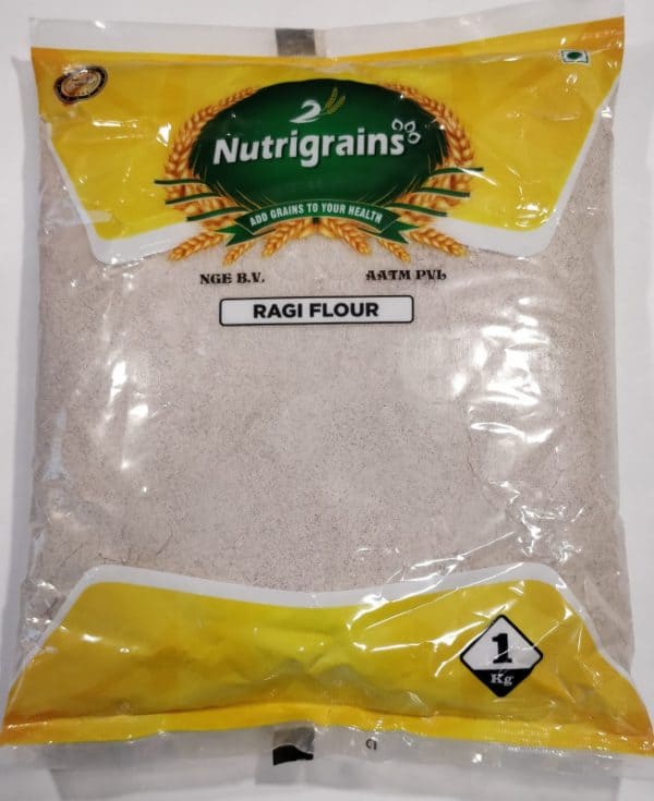 Nutrigrains Pesticides Free Ragi Flour 1kg