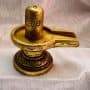Brass Shiva linga statue