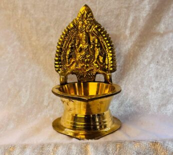 Elegant Brass Mini Lakshmi Lamp