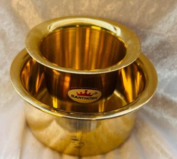Traditional South Indian Brass Filter Coffee Tumbler Set | Brass Cup and Dabra Set of 1