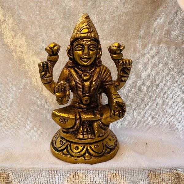 Lakshmi in Elegant Brass