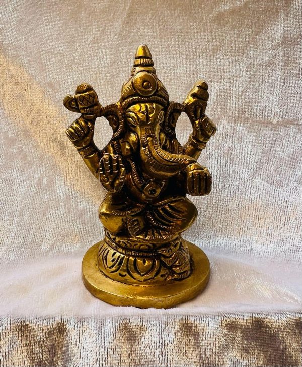 Ganesh in Elegant Brass