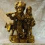 Radhe Krishna Sculpture in Elegant Brass