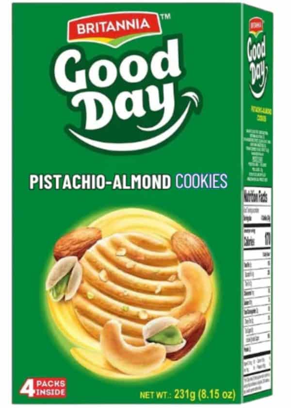 Britannia Good Day Pistachio-Almond and  Cookies 231gr