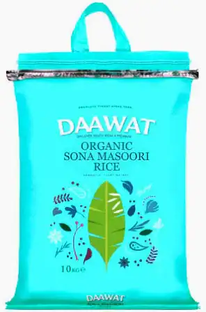 Daawat – Organic Sona masoori  10kg
