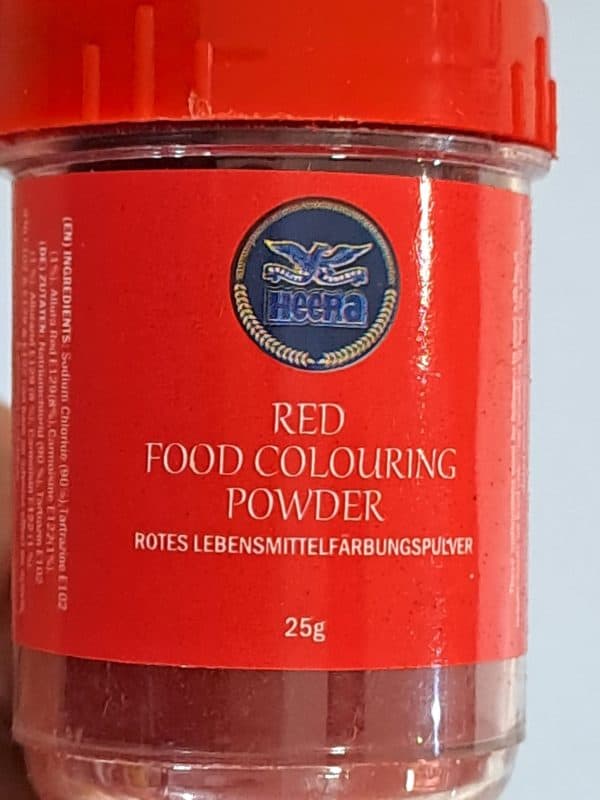 Red food color 25g