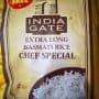 India Gate Extra Long Basmati Rice - Chef Special 20kg