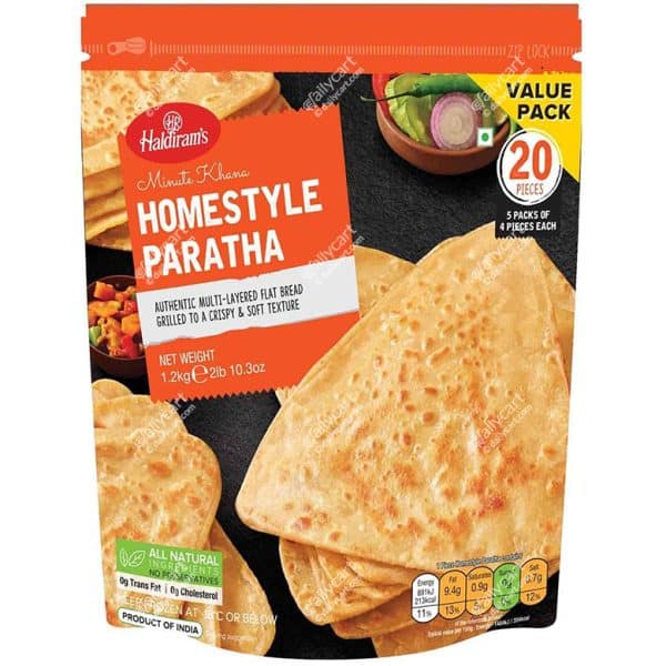 Haldiram - Homestyle Paratha  1.2kg 20Pcs