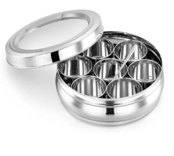 SAUBHAGYA STAINLESS STEEL (9 IN 1 ) MASALA BOX
