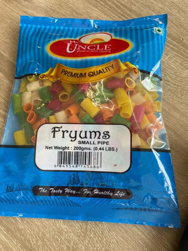 Uncle - Fryums Small Pipes 200g