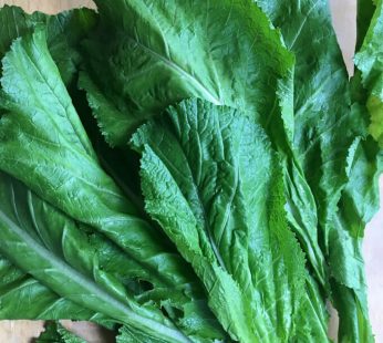 Sarson ka saag ( mustard leaves )